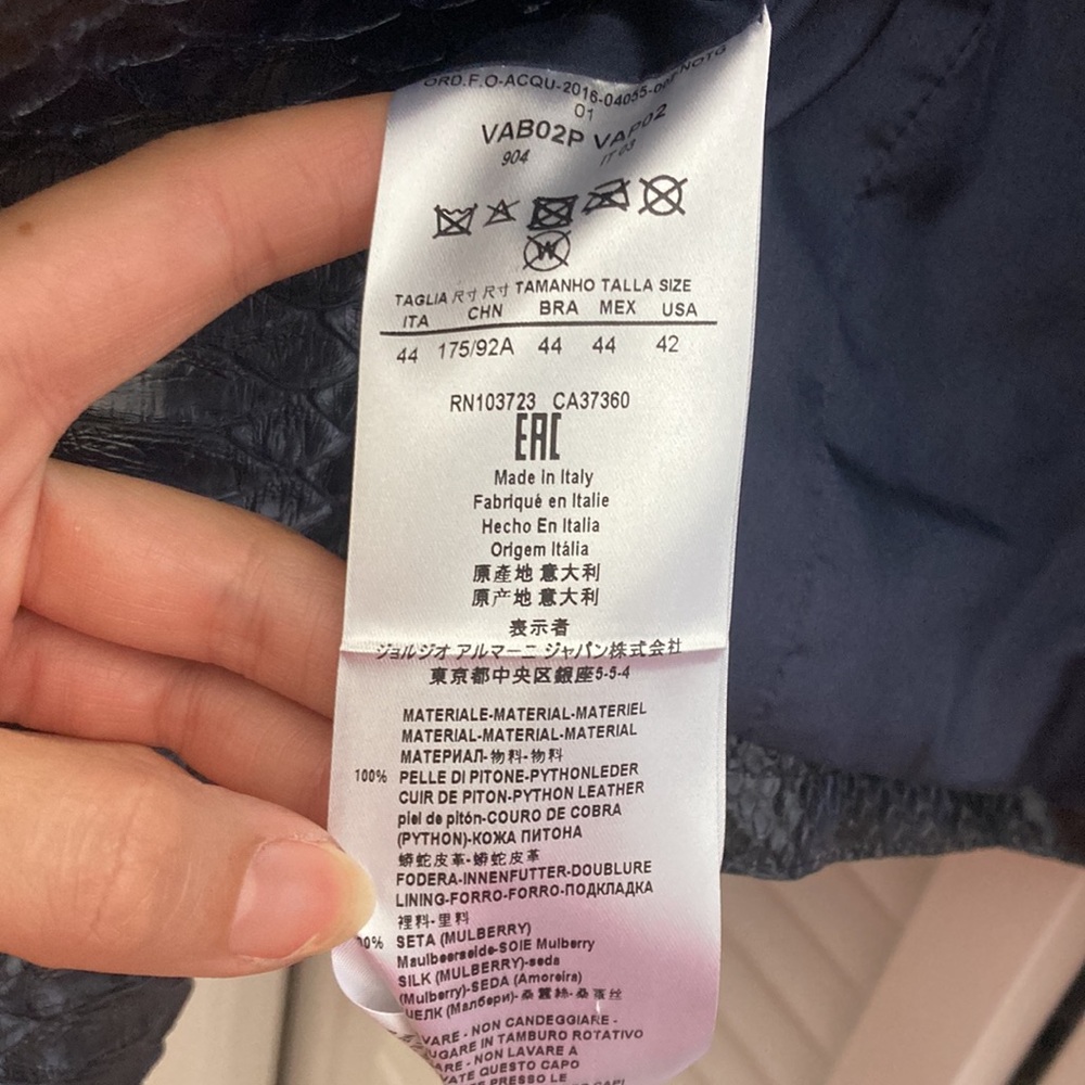 Armani $14k python jacket - Picture 10 of 17
